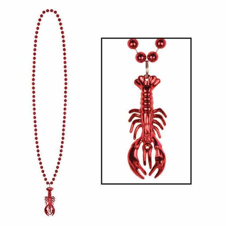 GOLDENGIFTS Beads with Crawfish Medallion, 12PK GO48488